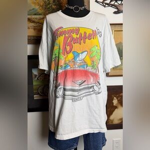 Original Vintage 1999 Jimmy Buffet Beach House On The Moon Tour Tshirt Adult XL